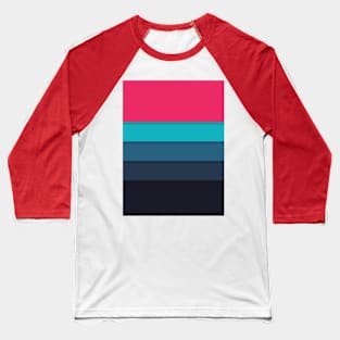 color block Baseball T-Shirt